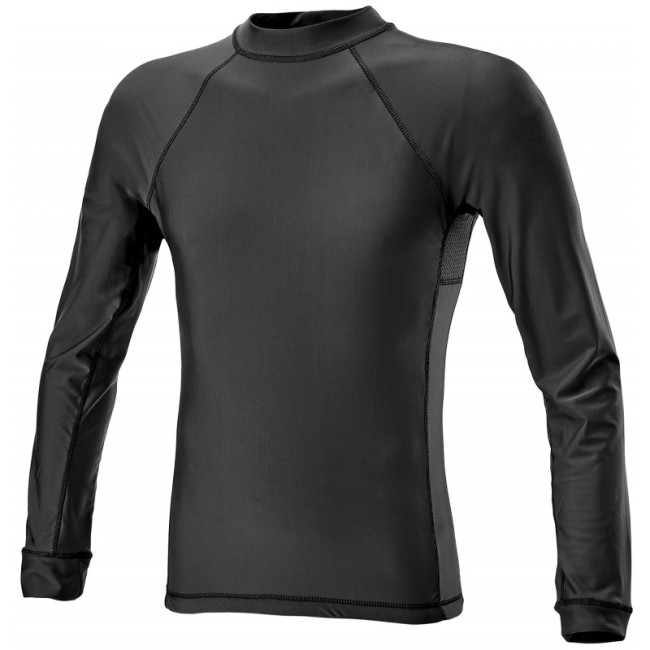 Tee-shirt manches longues Lycra + Mesh Noir - DEFCON 5 Tee-shirt manches longues Lycra + Mesh Noir - DEFCON 5