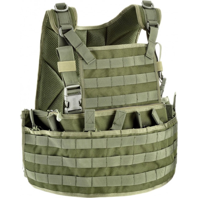 Gilet de combat porte plaque EVOLUTION Vert OD - Defcon 5 Gilet de combat porte plaque EVOLUTION Vert OD - Defcon 5