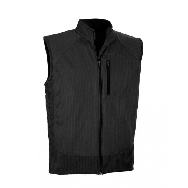 Bodywarmer polaire zippé Noir - Defcon 5 Bodywarmer polaire zippé Noir - Defcon 5