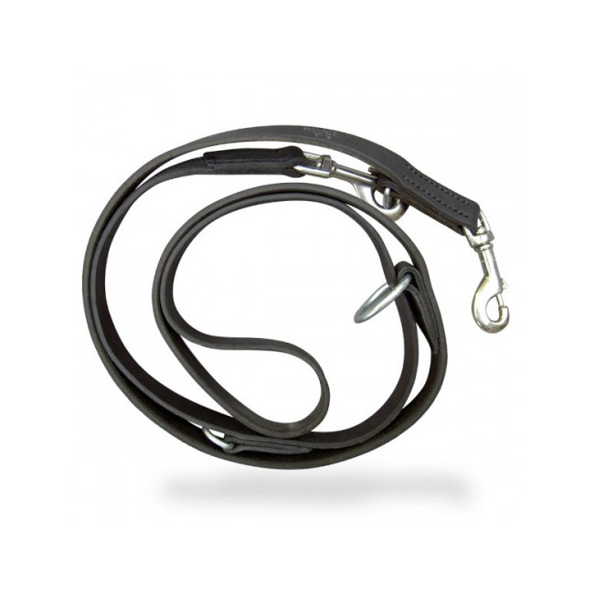 Laisse double en cuir 2,2m Laisse double en cuir 2,2m