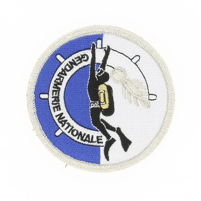 Écusson brodé Gendarmerie Nationale Plongeurs Autonomes Écusson brodé Gendarmerie Nationale Plongeurs Autonomes