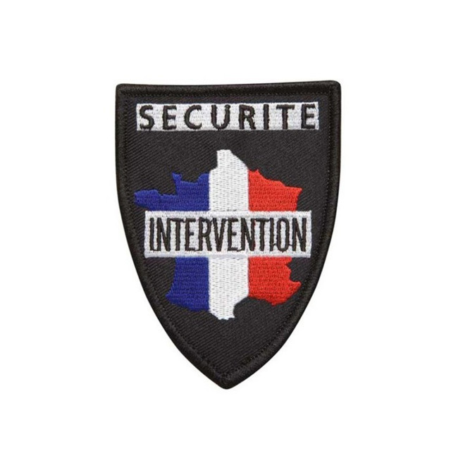 Ecusson sécurité intervention brodé Ecusson sécurité intervention brodé