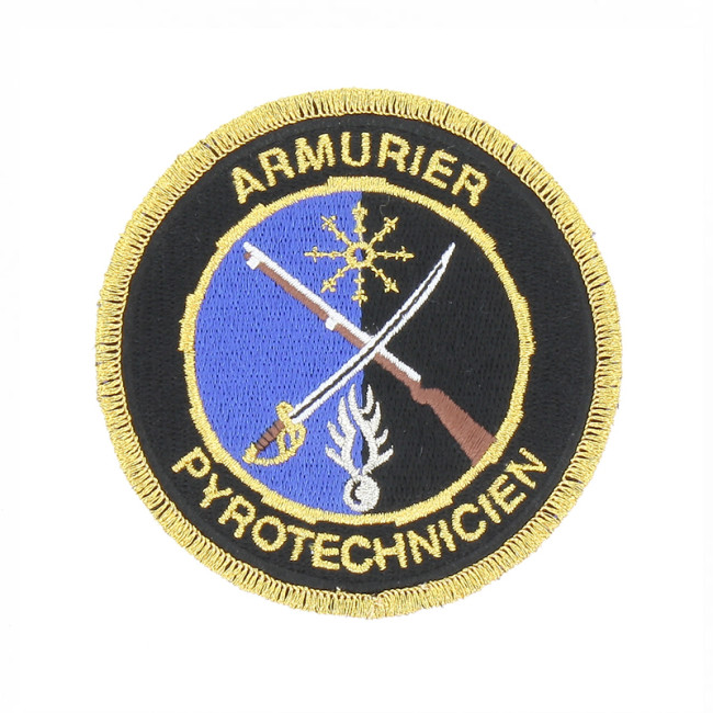 Écusson brodé Armurier Pyrotechnicien Écusson brodé Armurier Pyrotechnicien