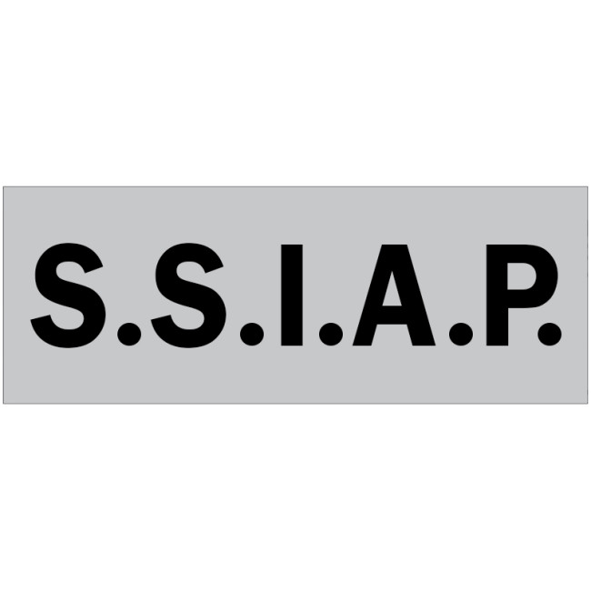 Dossard S.S.I.A.P. noir Dossard S.S.I.A.P. noir