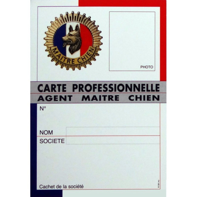 Carte professionnelle Maître Chien - GK Pro Carte professionnelle Maître Chien - GK Pro
