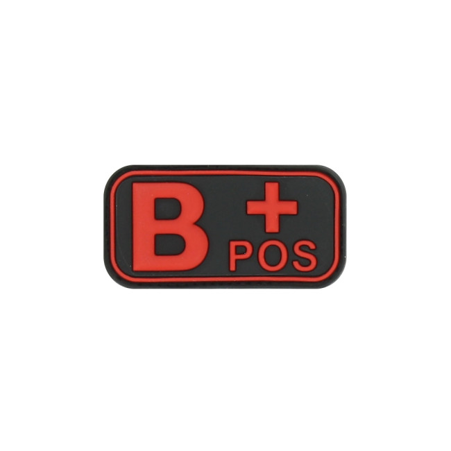 Patch groupe sanguin B+ Rouge - JTG Patch groupe sanguin B+ Rouge - JTG