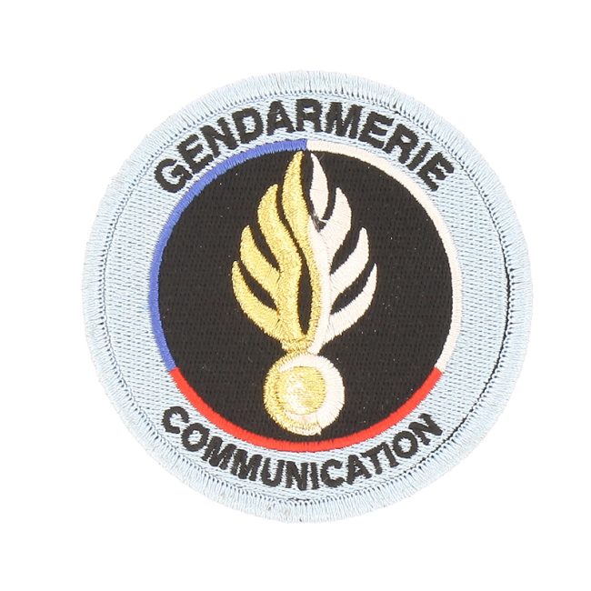 Ecusson brodé Gendarmerie Cellule Communication Ecusson brodé Gendarmerie Cellule Communication