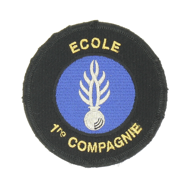 Écusson brodé Gendarmerie 1re Compagnie d'instruction des Gendarmes Adjoints Écusson brodé Gendarmerie 1re Compagnie d'instruction des Gendarmes Adjoints