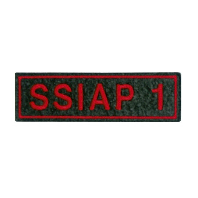 Ecusson S.S.I.A.P. 1 Sécurité Incendie Ecusson S.S.I.A.P. 1 Sécurité Incendie