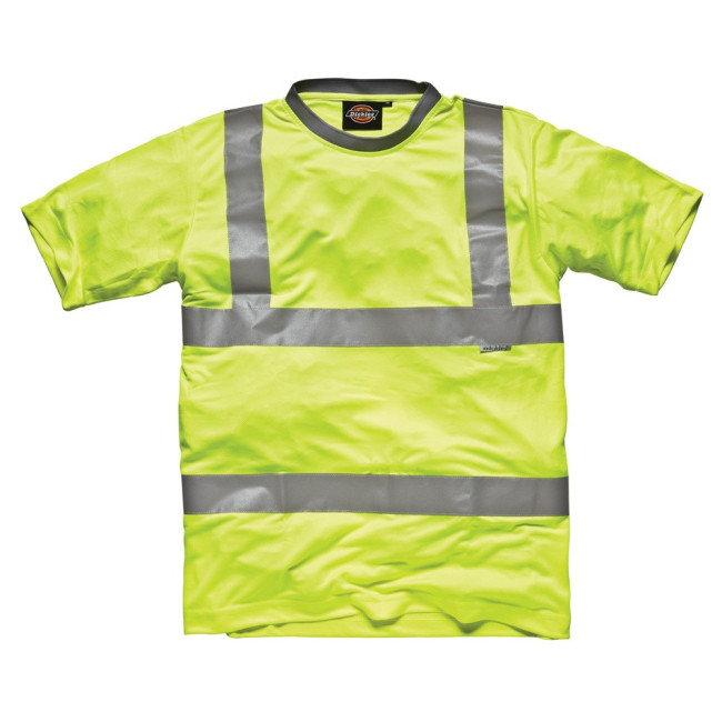 Tee-Shirt haute visibilité avec bandes rétro-réfléchissantes Tee-Shirt haute visibilité avec bandes rétro-réfléchissantes