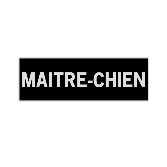Bandeau MAÎTRE-CHIEN inversée Bandeau MAÎTRE-CHIEN inversée
