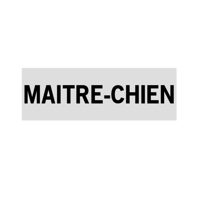 Bandeau MAÎTRE-CHIEN rétroréfléchissant Bandeau MAÎTRE-CHIEN rétroréfléchissant