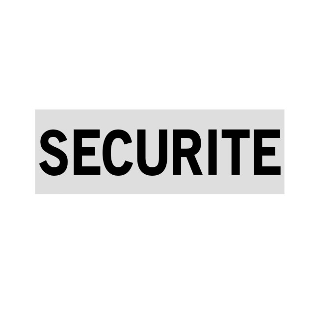 Bandeau SECURITE rétroréfléchissant Bandeau SECURITE rétroréfléchissant